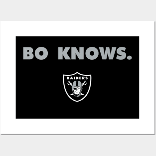BO KNOWS RAIDER NATION! Posters and Art